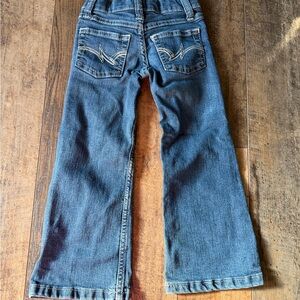 Wrangler Kids Blue Denim Jeans - Back Pocket Stitching